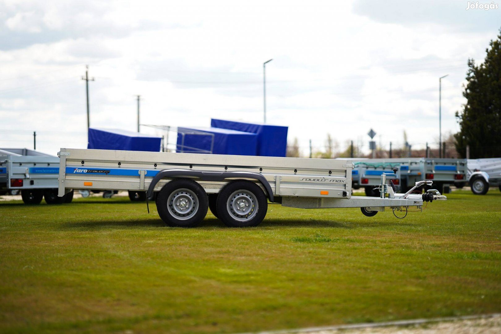 Békéscsaba | Új 2700 kg-os Faro Solidus Max 330 fékes utánfutó eladó