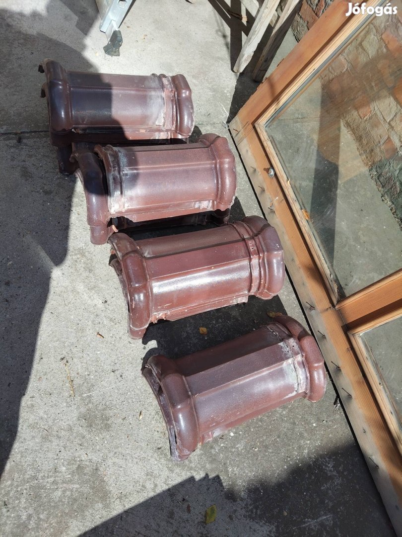 Békéscsabai Kúpcserép mázas barna 100db eladó