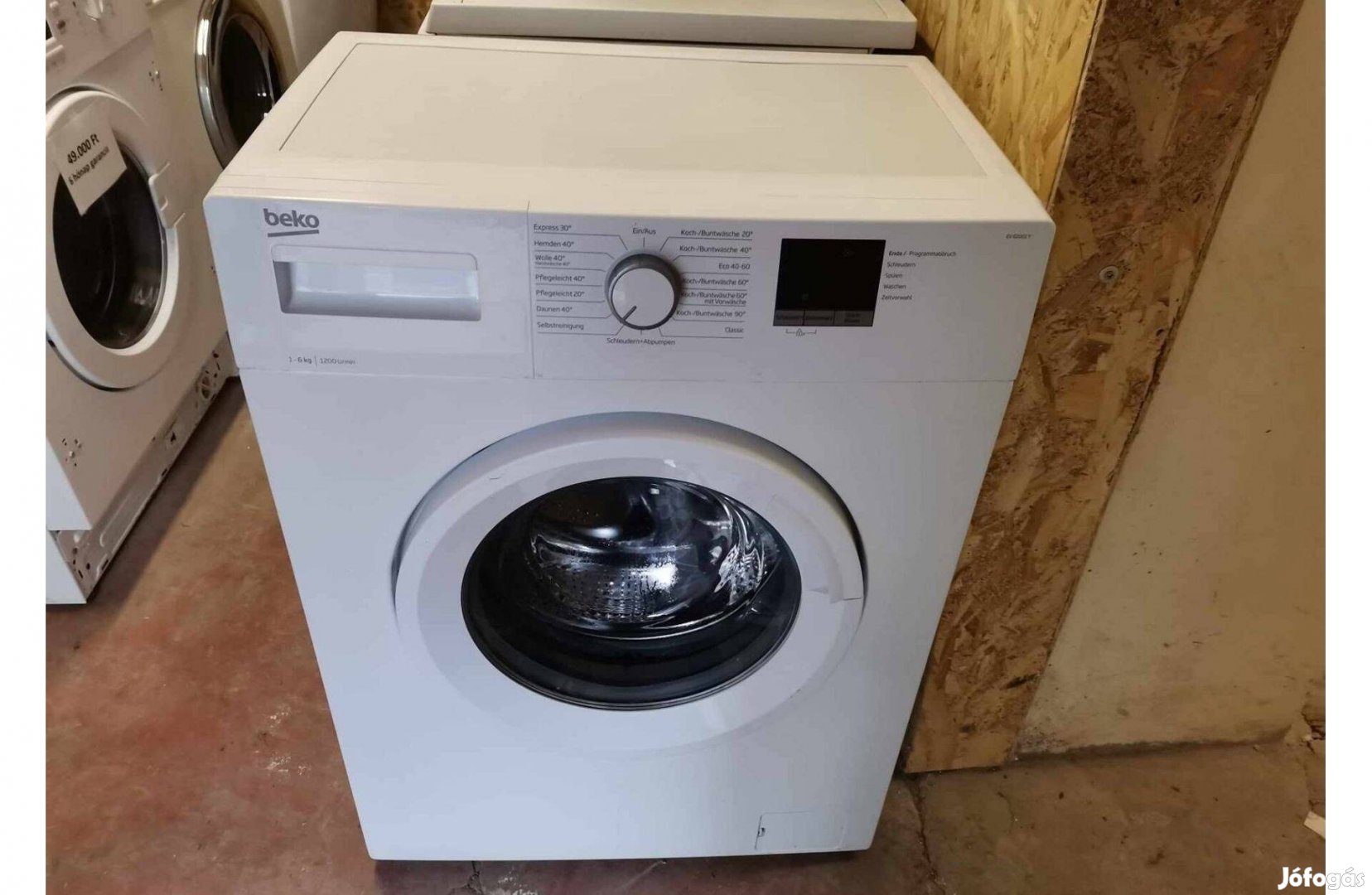 Beko 6 kg mosógép 1200 centrigugával garanciával eladó