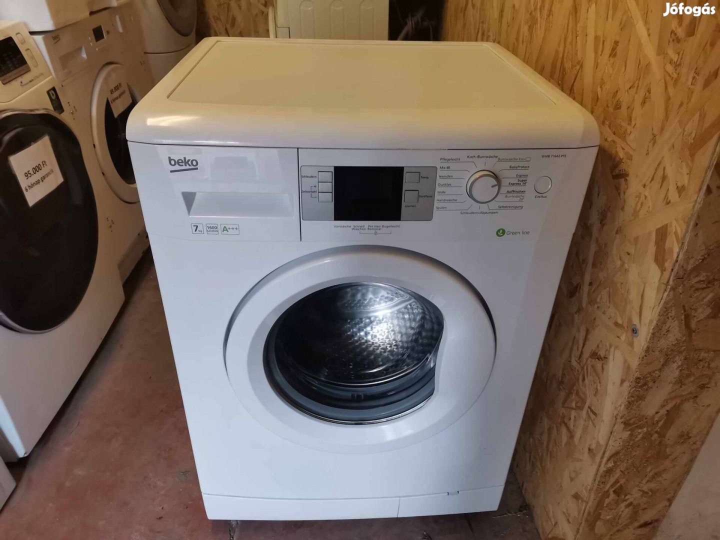 Beko 7 kg mosógép 1600 centrifugával 6 hónap garanciával