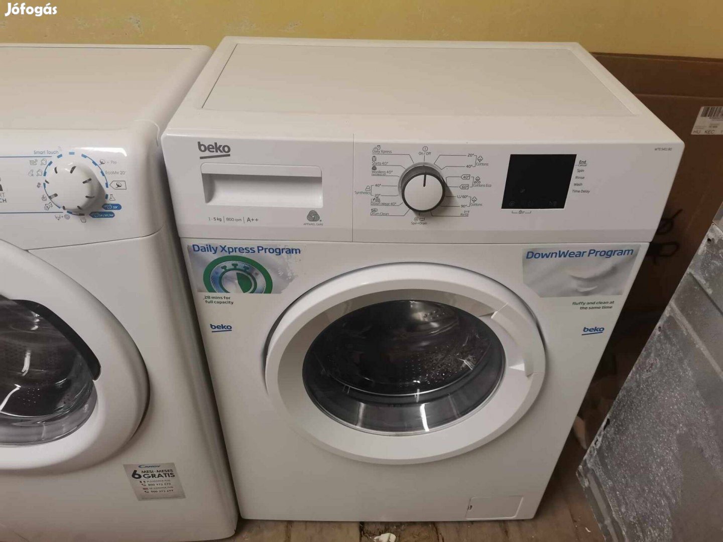 Beko 7 kg mosógép 800 centrifugával garanciával, eladó