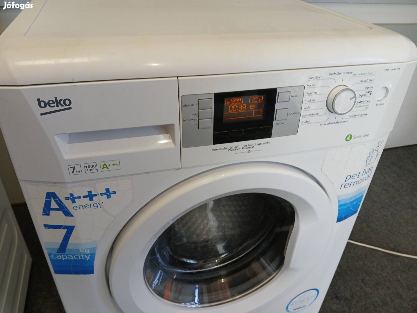 Beko 7kg 1600fordulatos mosógép 