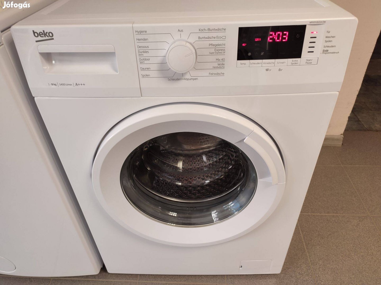 Beko A+++ kategóriás 8 kg-os mosógép