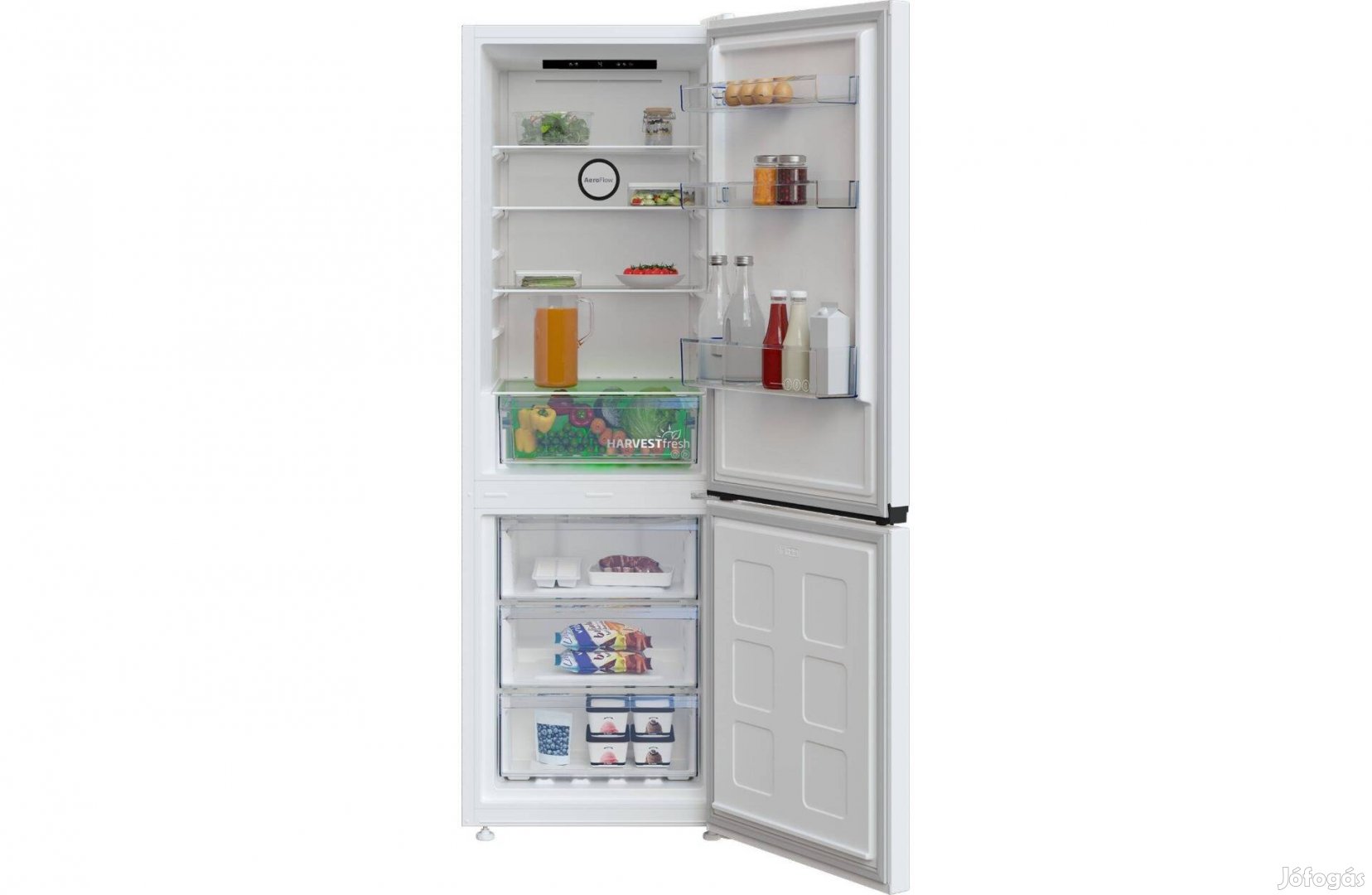 Beko B3Rcna345HW Kombinált hűtőszekrény, originált, 179.6 cm, No frost