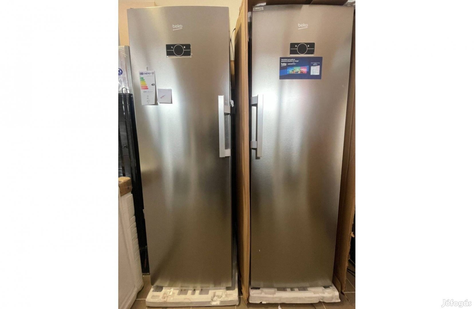 Beko B5Rmlne444HX egyajtós hűtő,A++,365l,Nofrost,A++,Inox(240e.helyett