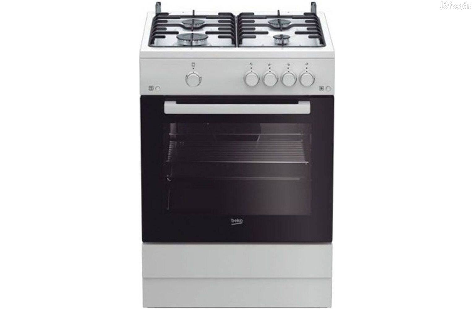 Beko FSG62010DW Szabadon álló gáztűzhely, 60cm szé, fehér -14%