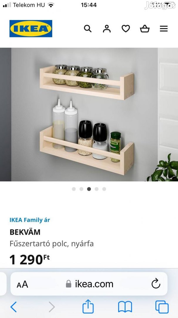 Bekvam polc Ikea