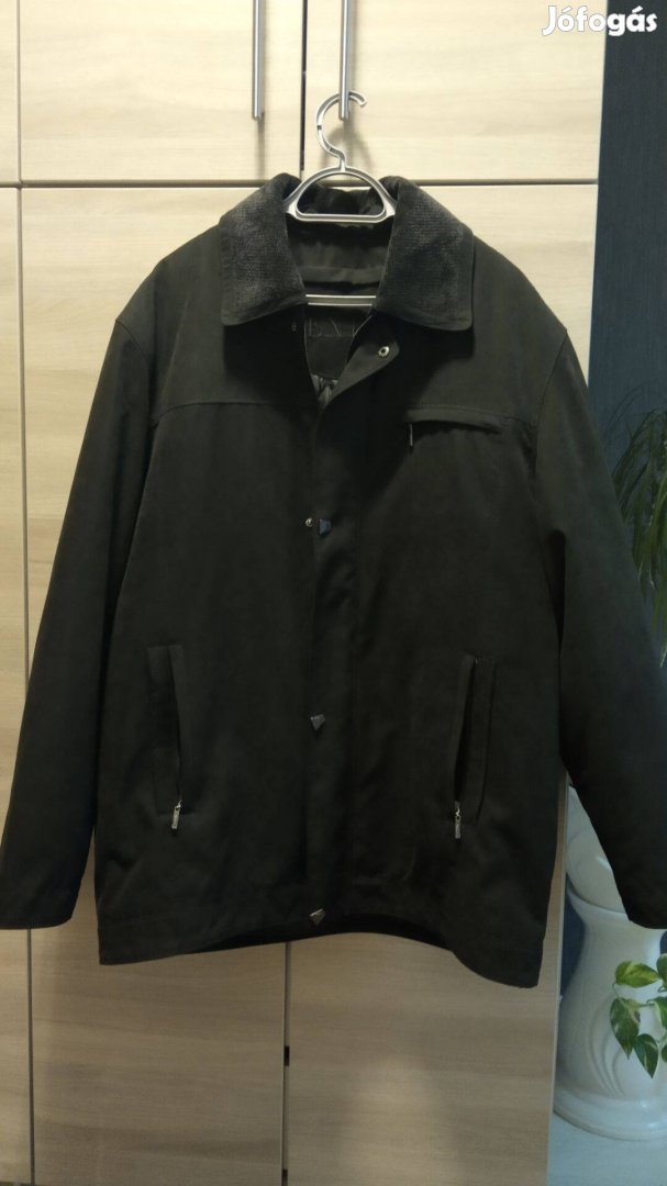 Bélelt téli és átmeneti férfi kabát XXL kivehető bélés