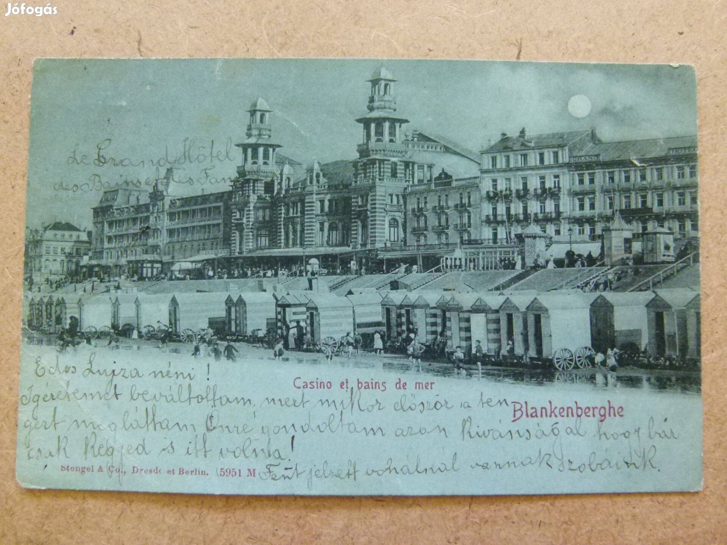 Belga képeslap 1900