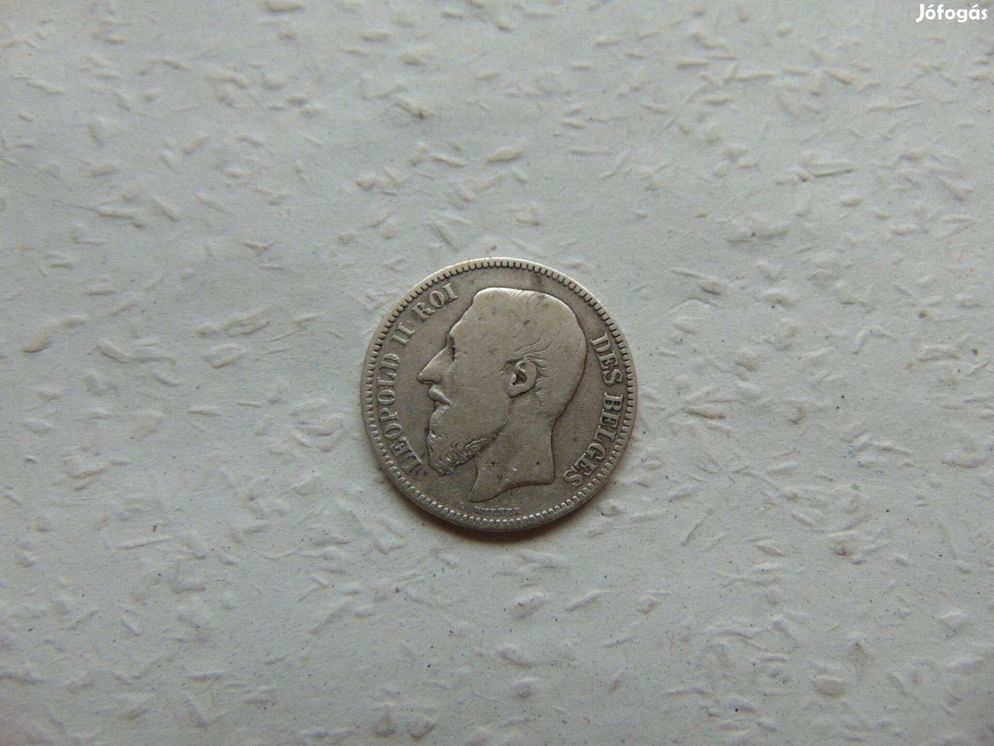 Belgium ezüst 2 frank 1867