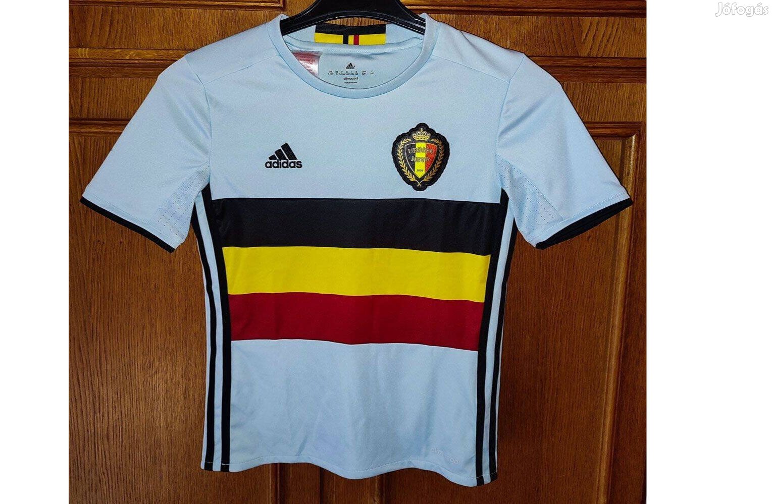 Belgium válogatott eredeti adidas kék gyerek mez (S, 140)