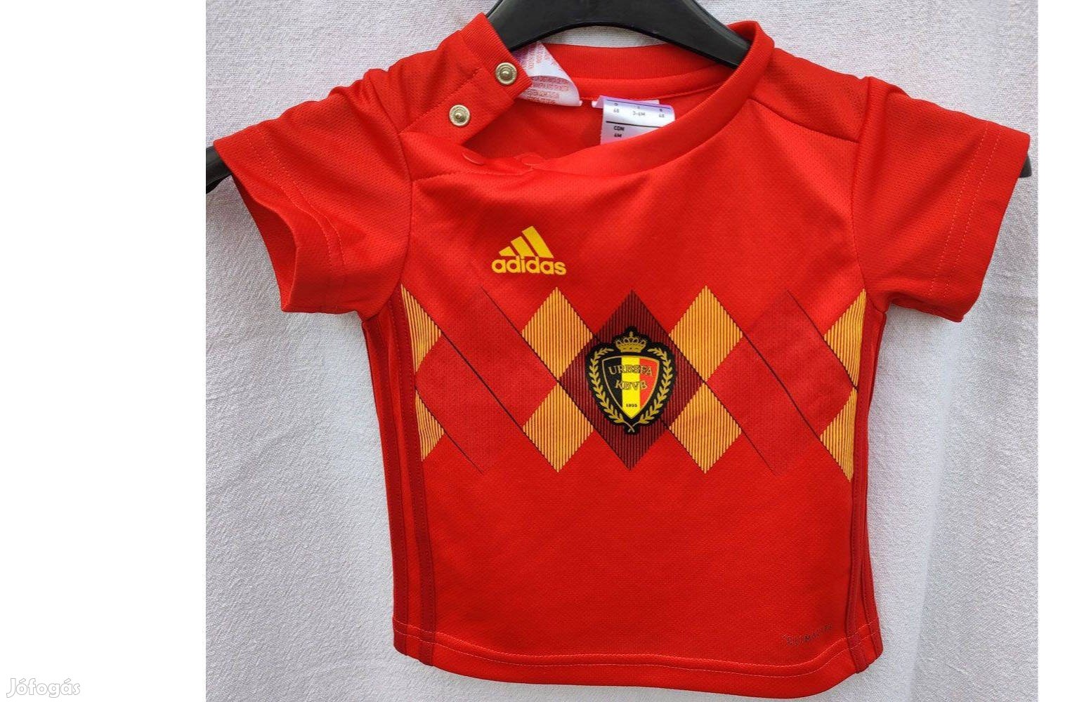 Belgium válogatott piros eredeti adidas baby mez (68)
