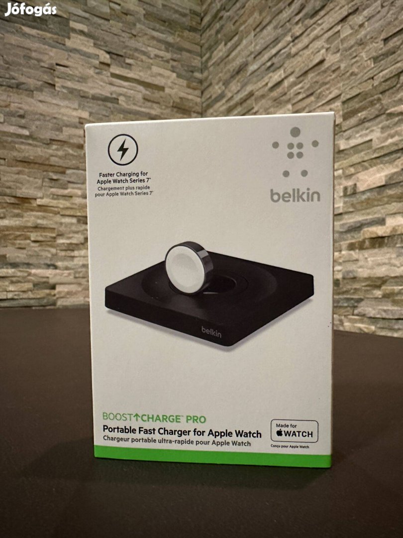 Belkin Boost Charge Pro hordozható Apple Watch gyorstöltő, új, eladó