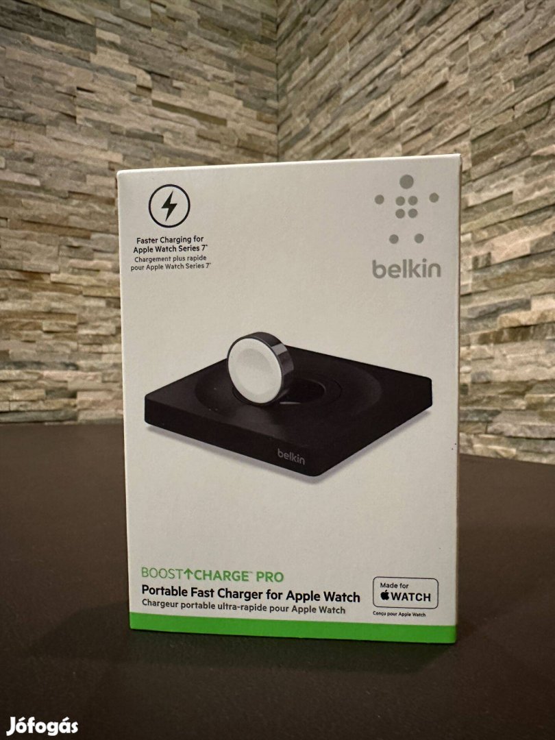 Belkin Boost Charge Pro hordozható Apple Watch gyorstöltő, új, eladó