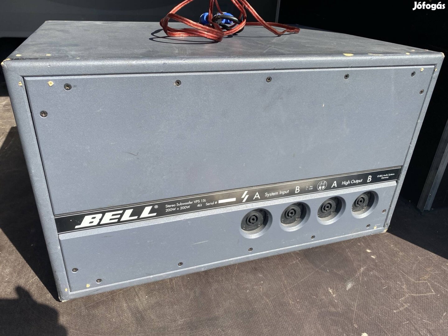 Bell VPS 15L Stereo Subwoofer, mélyláda 2x200W, 4 ohm