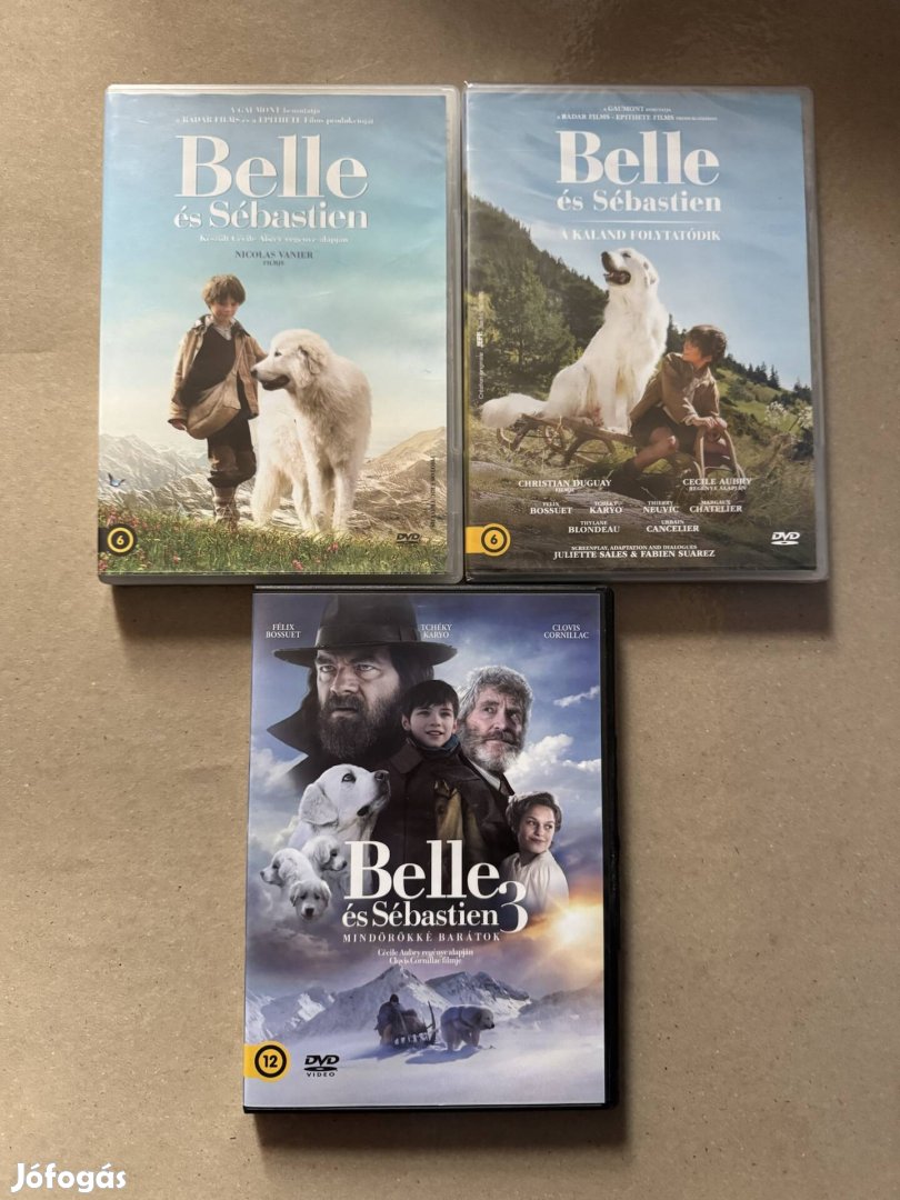 Belle és Sébastien trilógia dvd