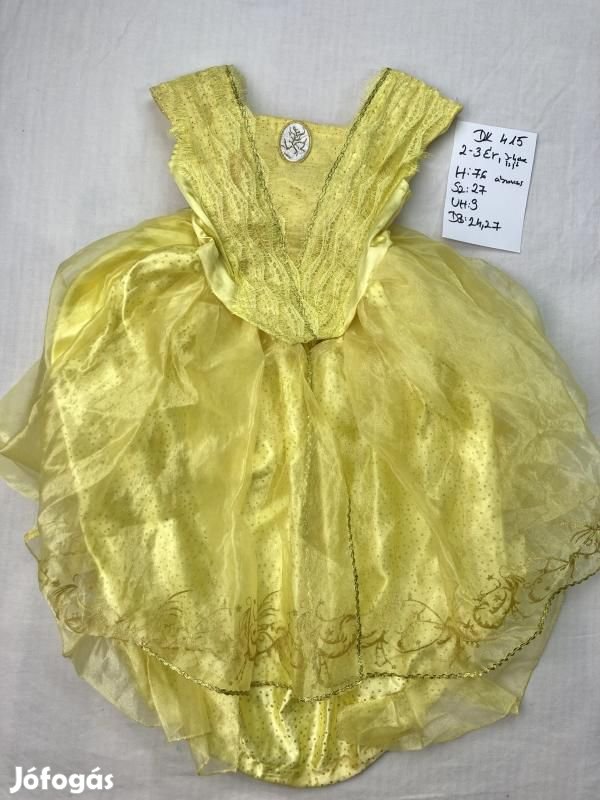 Belle jelmez, hercegnő jelmez DK415