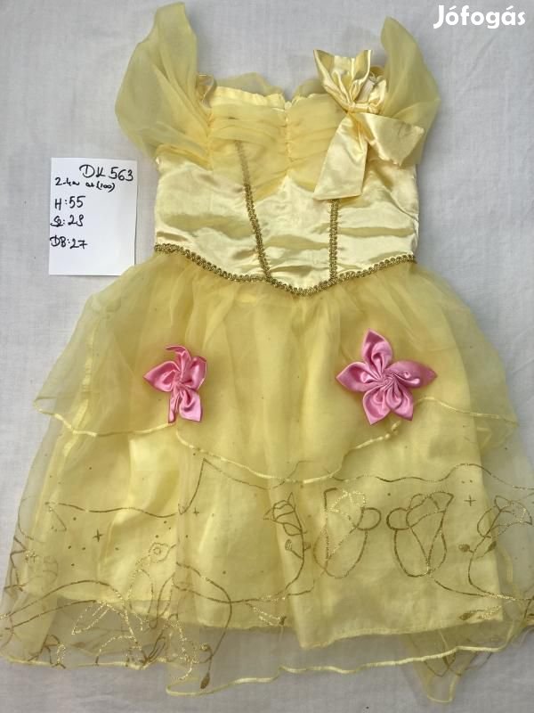 Belle jelmez, hercegnő jelmez DK563