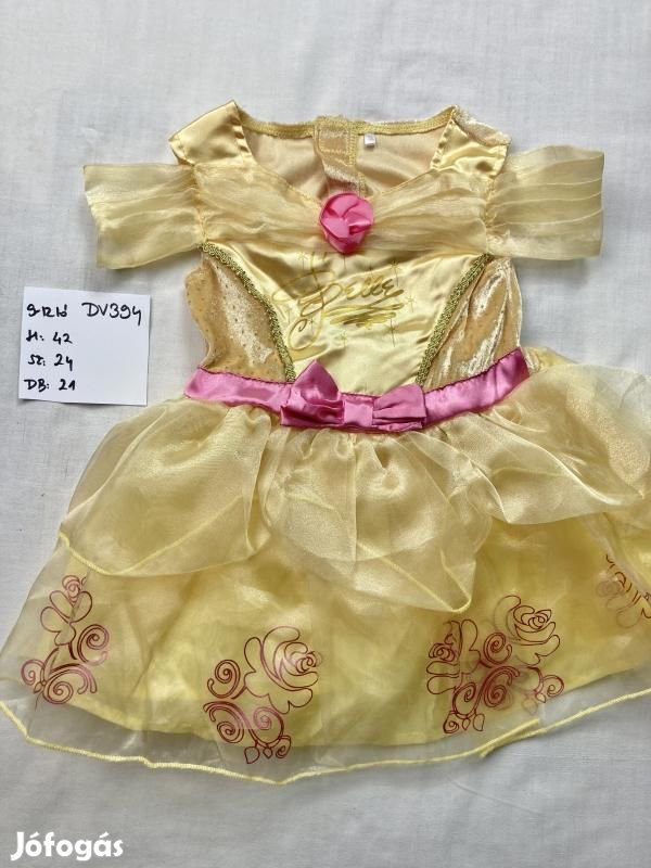Belle jelmez, hercegnő jelmez DV394