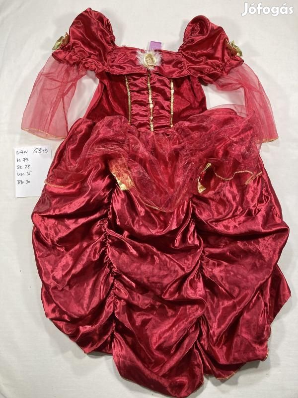 Belle jelmez, hercegnő jelmez G379