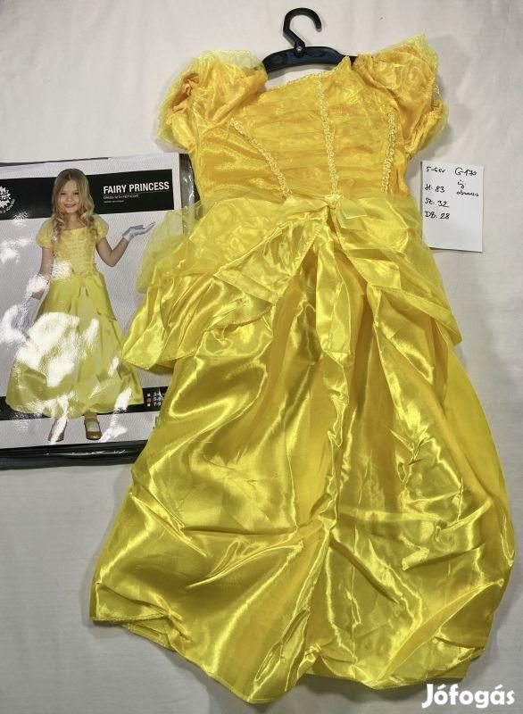 Belle jelmez, hercegnő jelmez, új G170