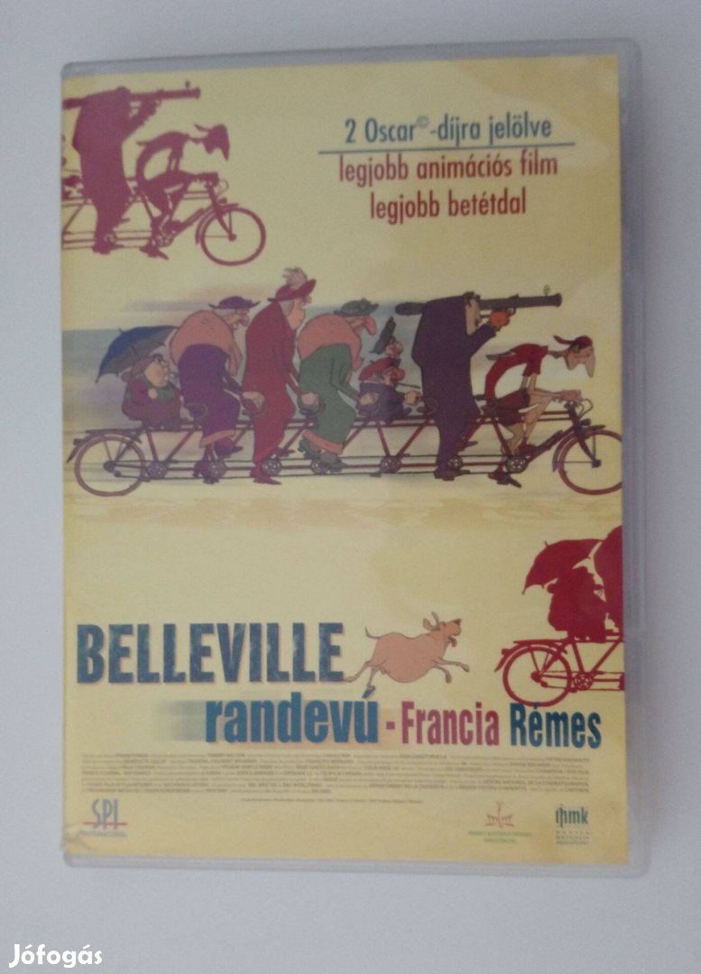 Belleville randevú - francia animációs film DVD