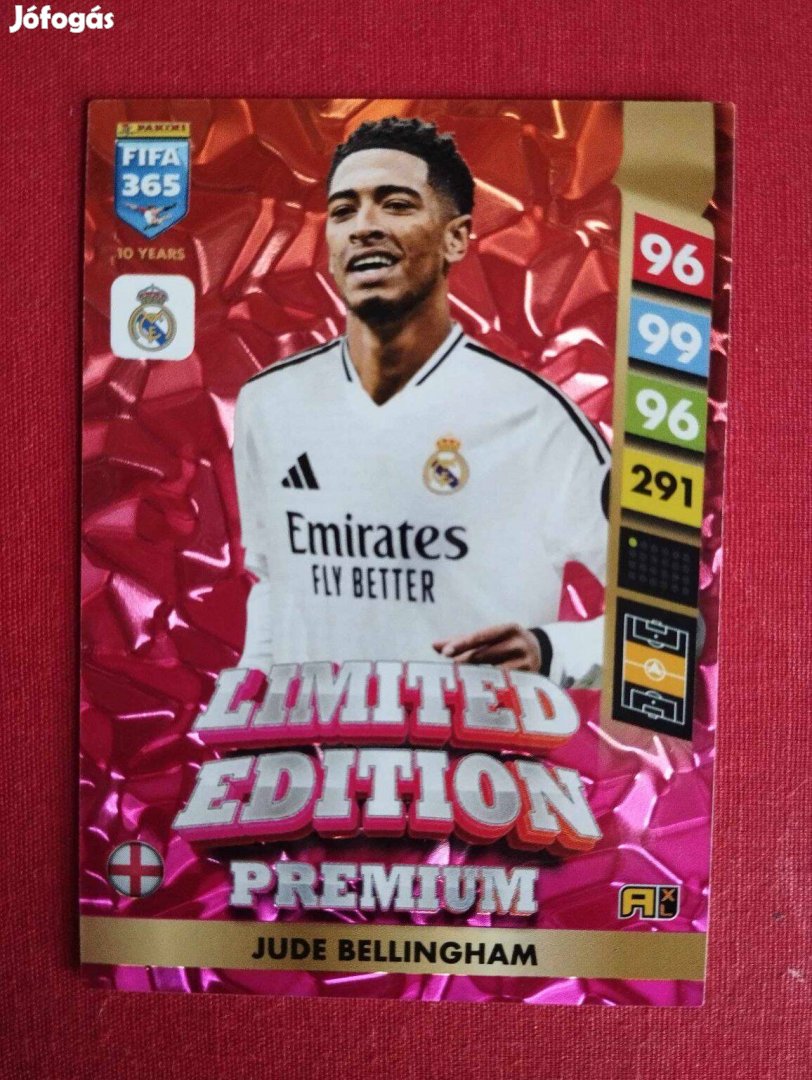 Bellingham (Real Madrid) FIFA 365 2025 Prémium Limited edition kártya