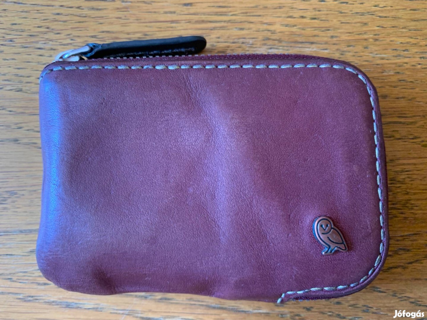 Bellroy Card Pocket, burgundi színű, premium minőségű, kis pénztárca