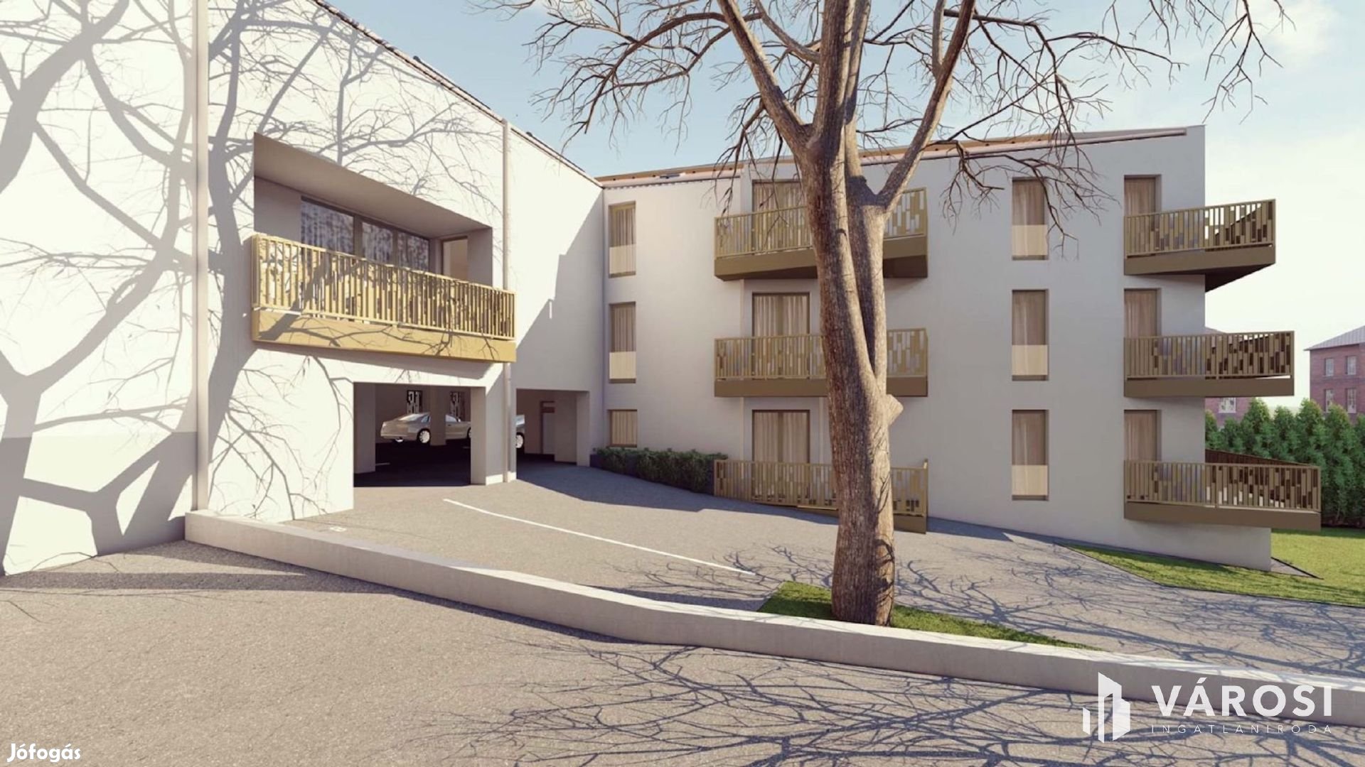 Belső 2 szintes, 4 szobás lakás loggia-val 96 m 10 m