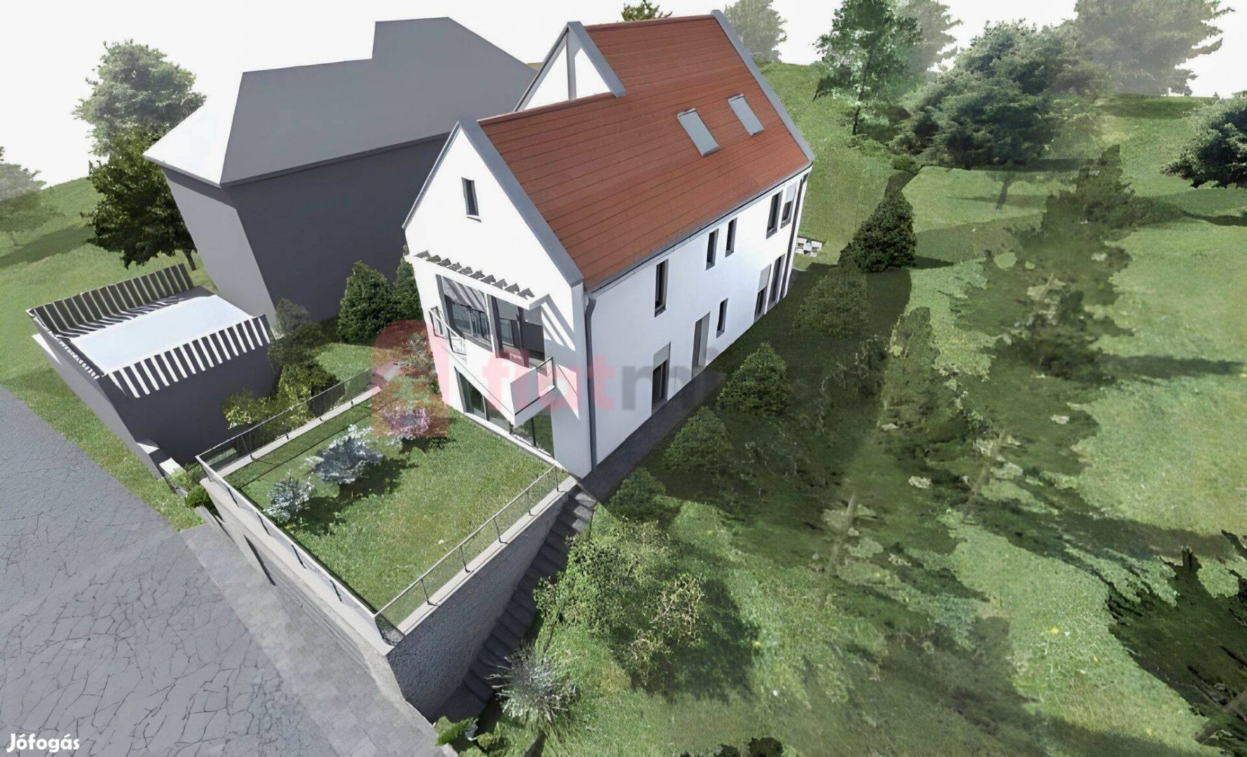 Belső három szinten 100 nm-es új építésű lakás Pécsett a Havihegyen