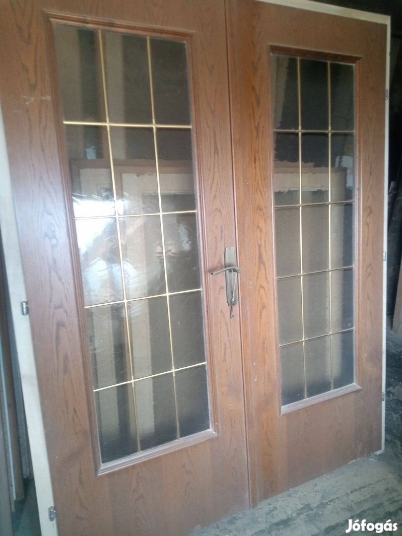 Beltéri ajtó 165210 méretben új tokkal keményfa küszöbbel