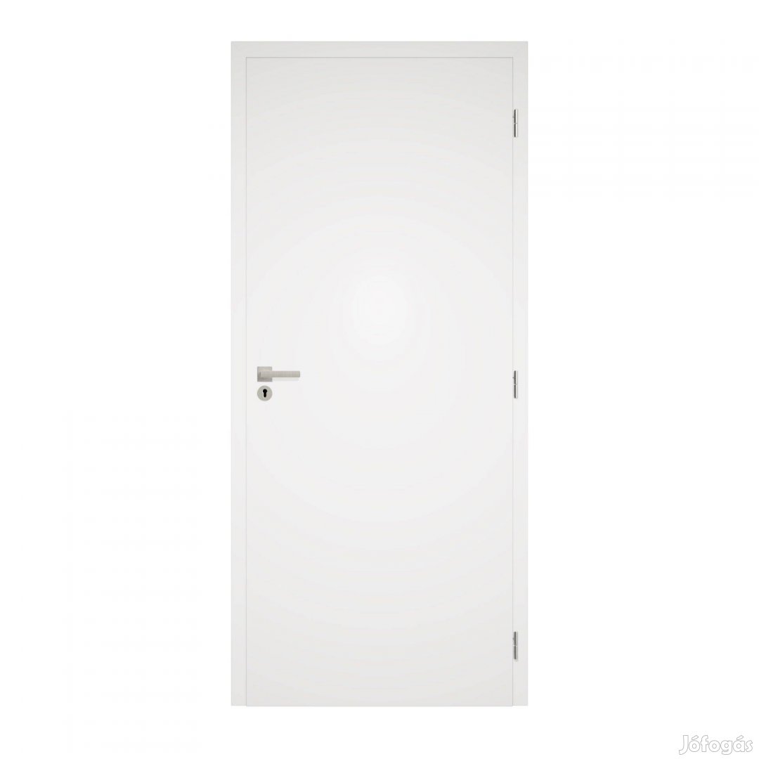 Beltéri ajtó, fehér színű, 90x210 cm + állítható tok