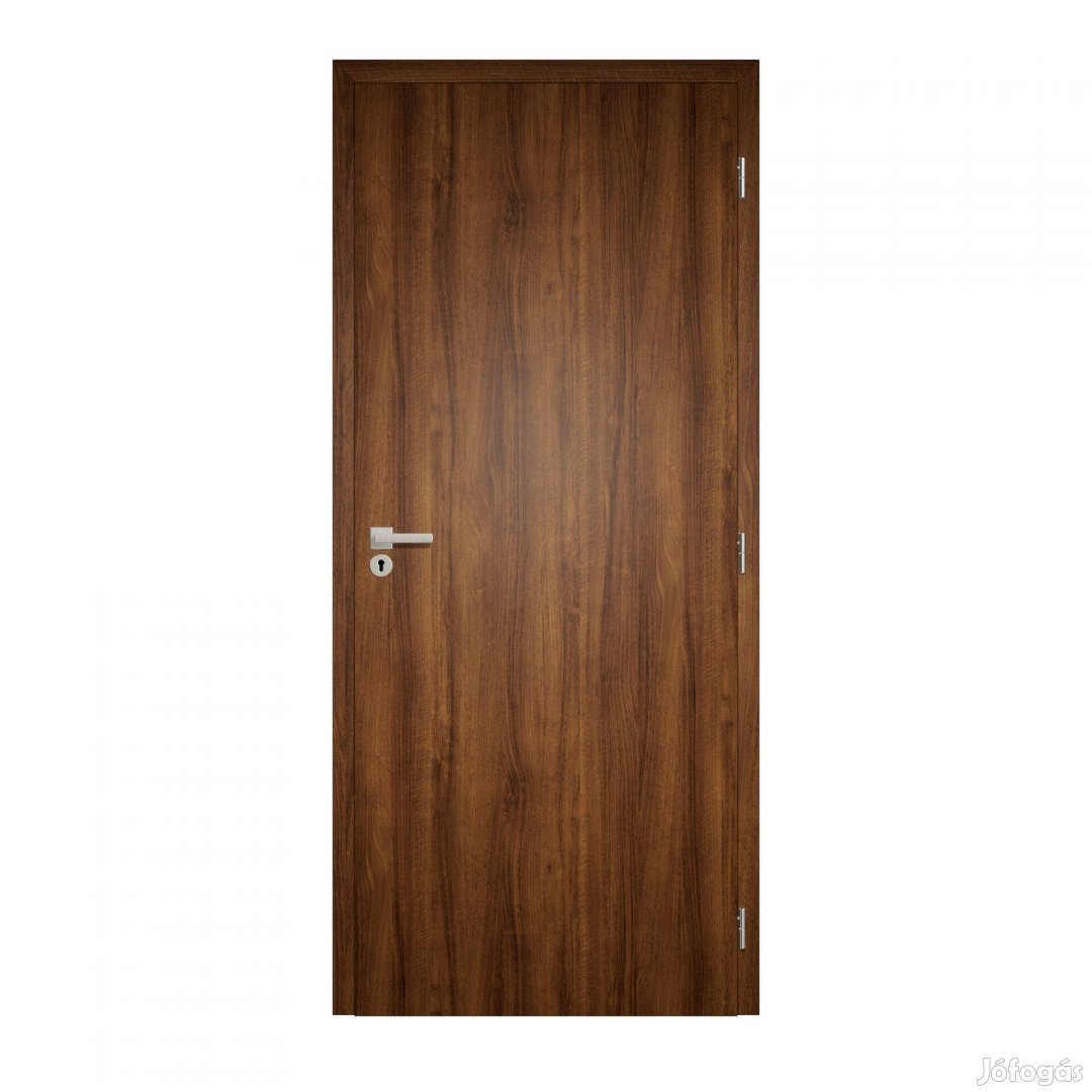 Beltéri ajtó, klasszikus dió színű, 90x210 cm + állítható tok