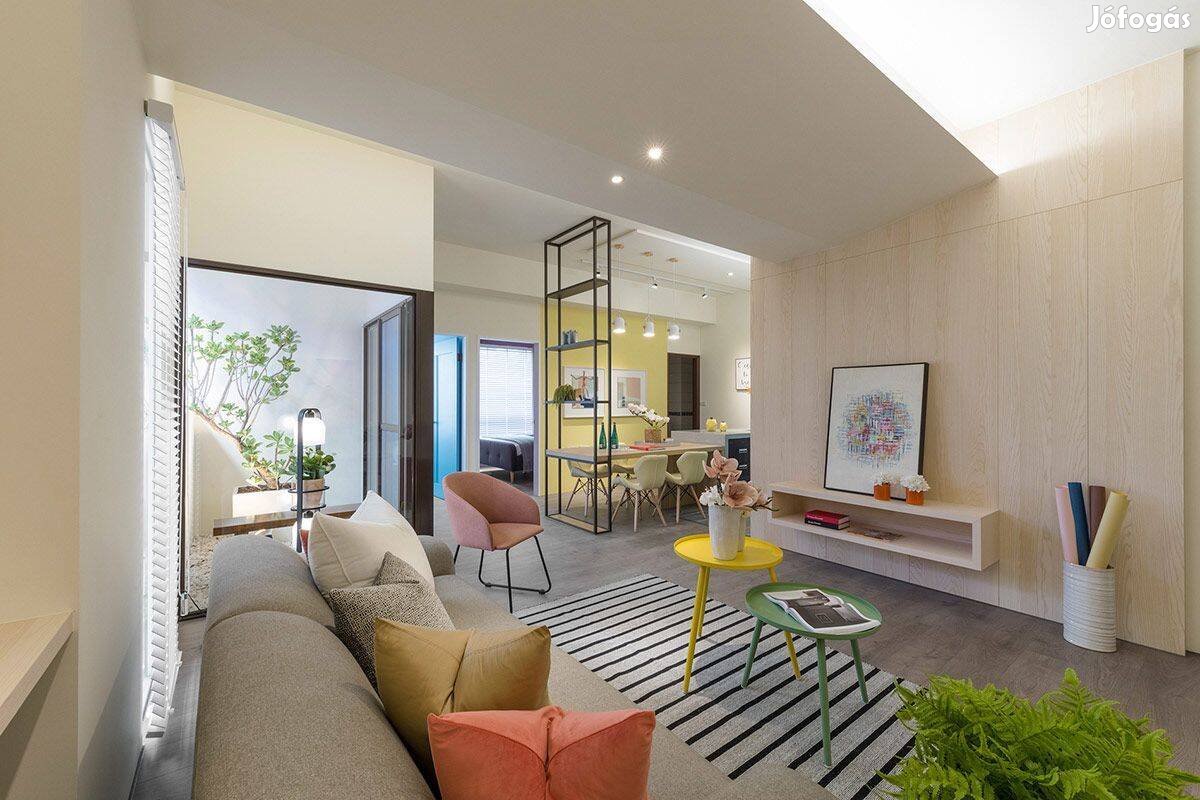 Belváros új építésű I. em. 109,08 m2, 3 szoba+ nappalis lakás