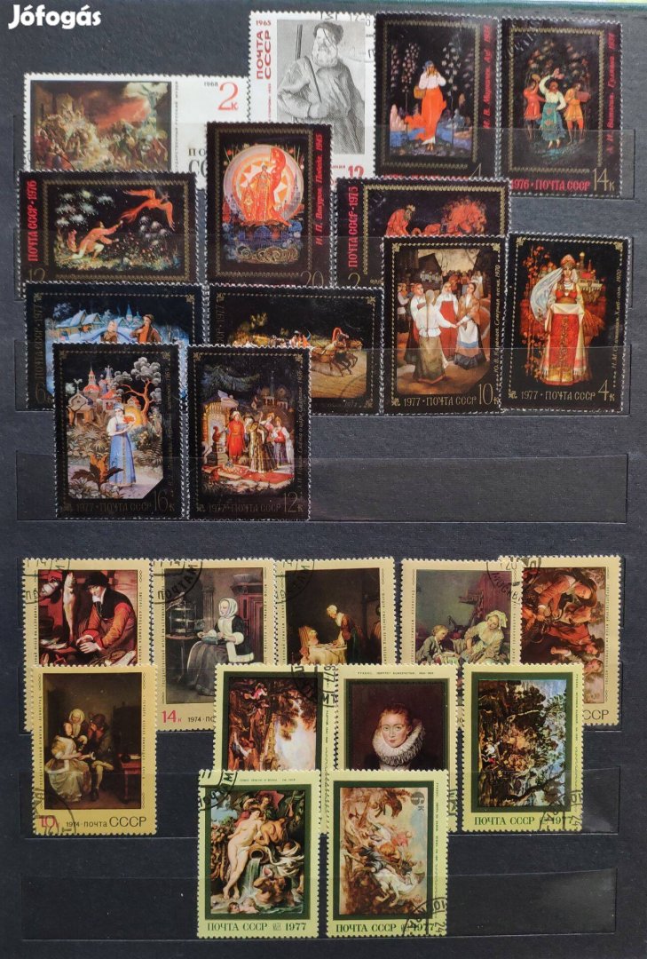 Bélyegalbumok, 5 db