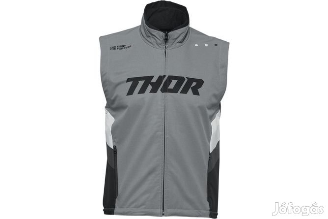 Bemelegítő mellény Thor szürke/fekete 2XL