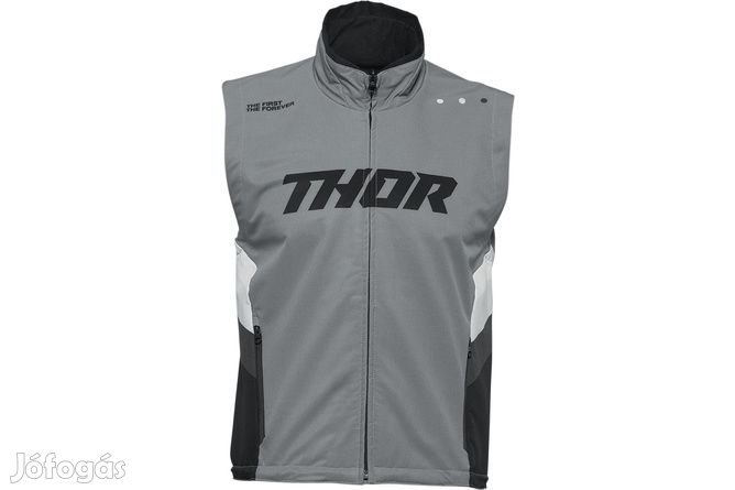 Bemelegítő mellény Thor szürke/fekete 3XL