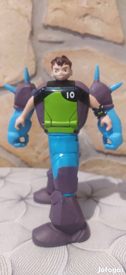 Ben10 to Shock Rock - Átalakuló Transforming Figura 18cm