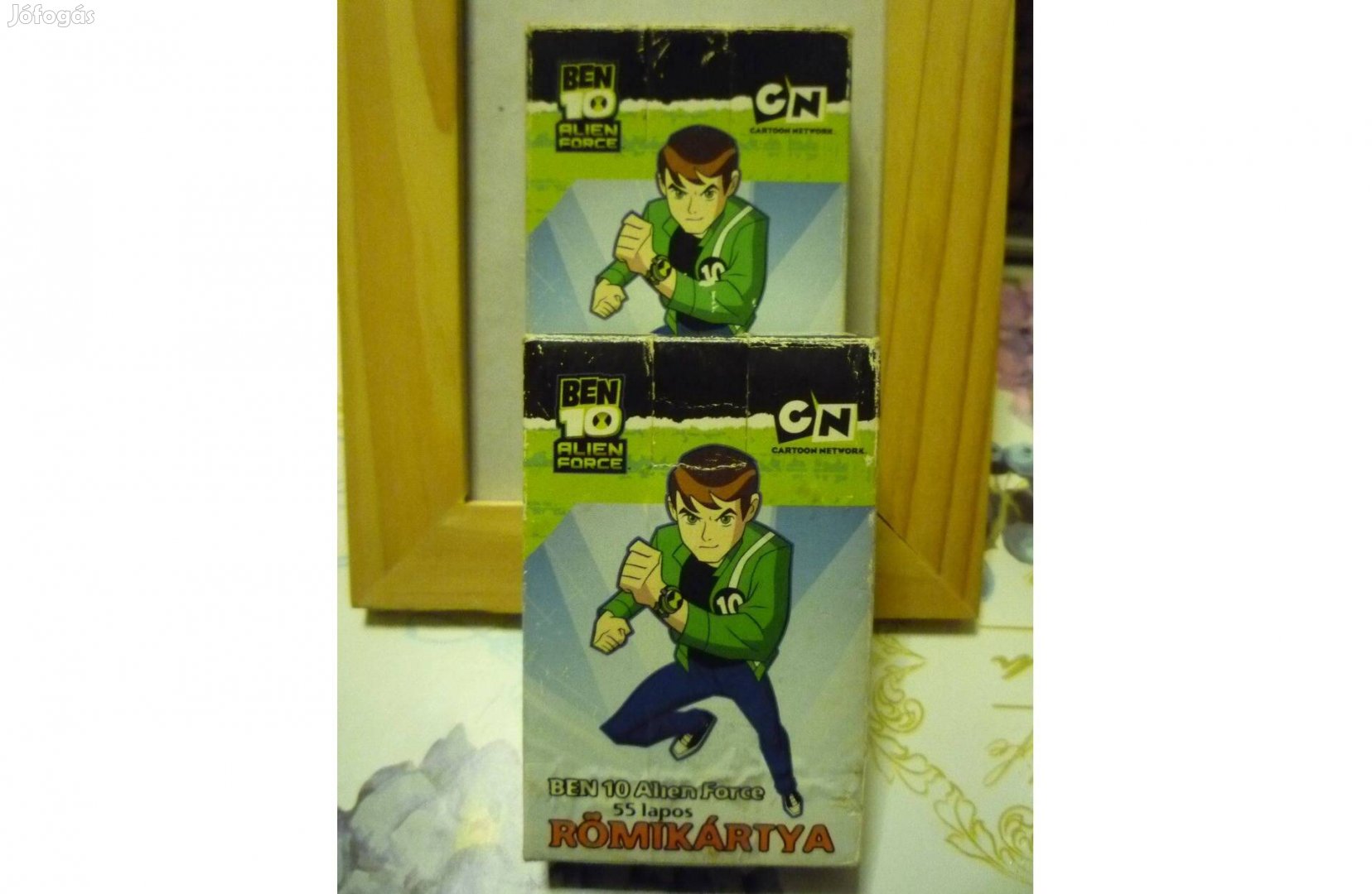 Ben 10 francia kártya Rummikub társasjátékhoz 2 csomag egyben