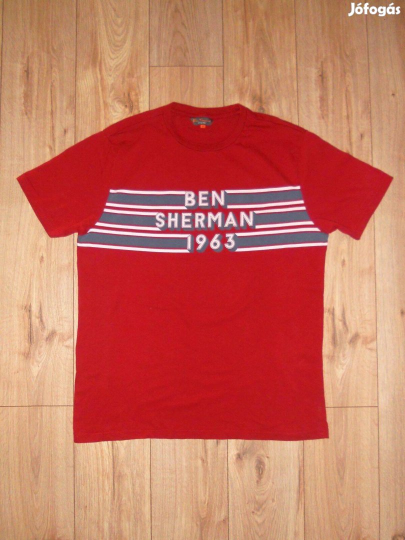Ben Sherman bordó rövid ujjú póló (M-es)
