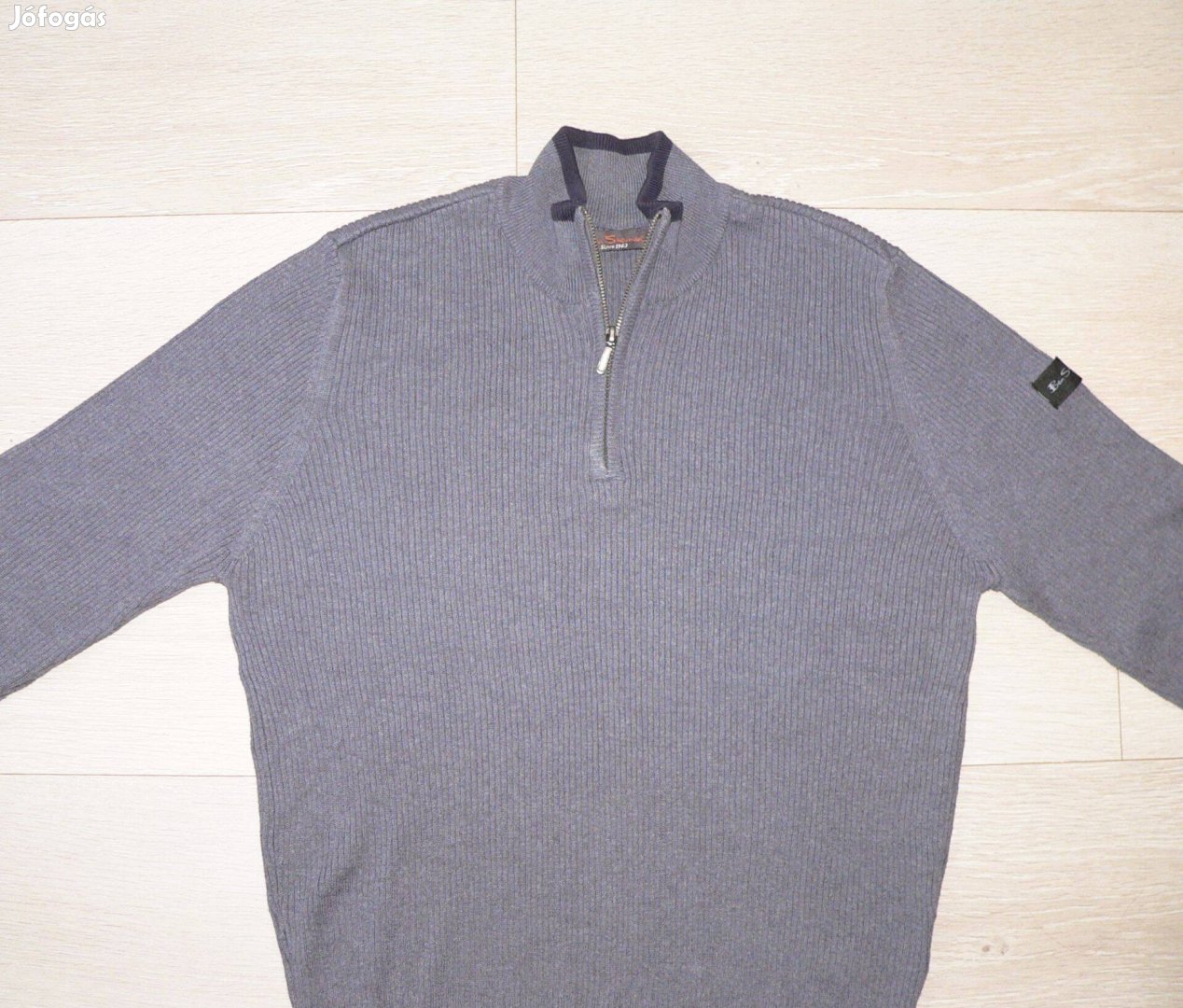Ben Sherman cipzáras nyakú pulóver S