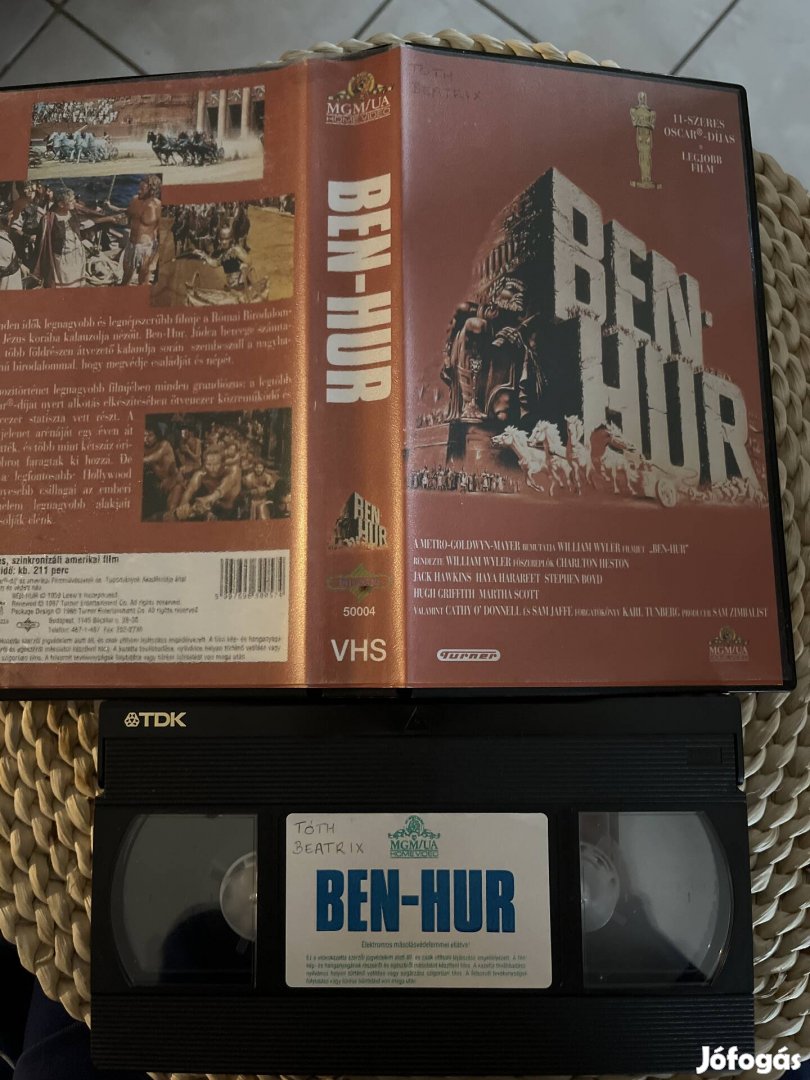 Ben - hur vhs.   