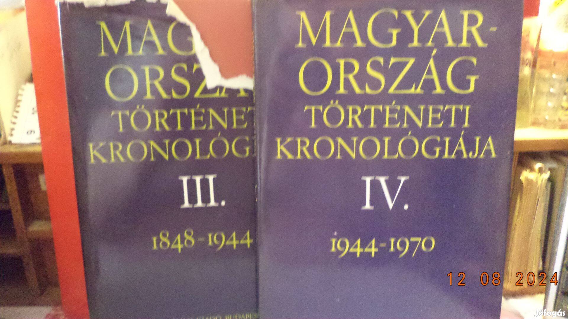 Benda Kálmán: Magyarország történeti kronológiája 1970-ig - 4 db
