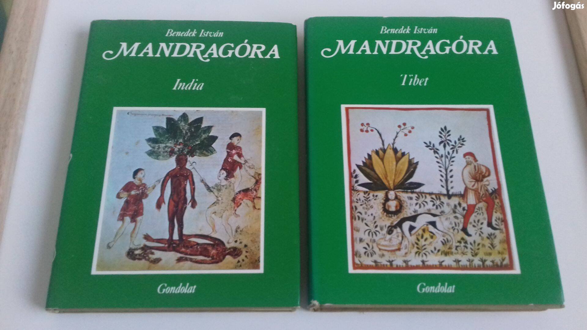 Benedek István: Mandragóra könyv (2db India - Tibet)