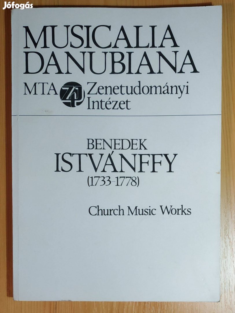 Benedek Istvánffy: Church Music Works. Dedikált