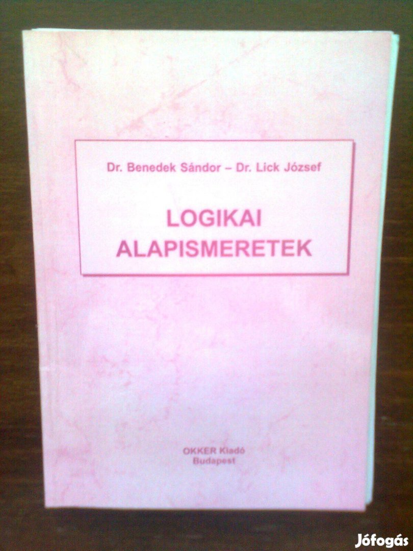 Benedek: Logikai alapismeretek