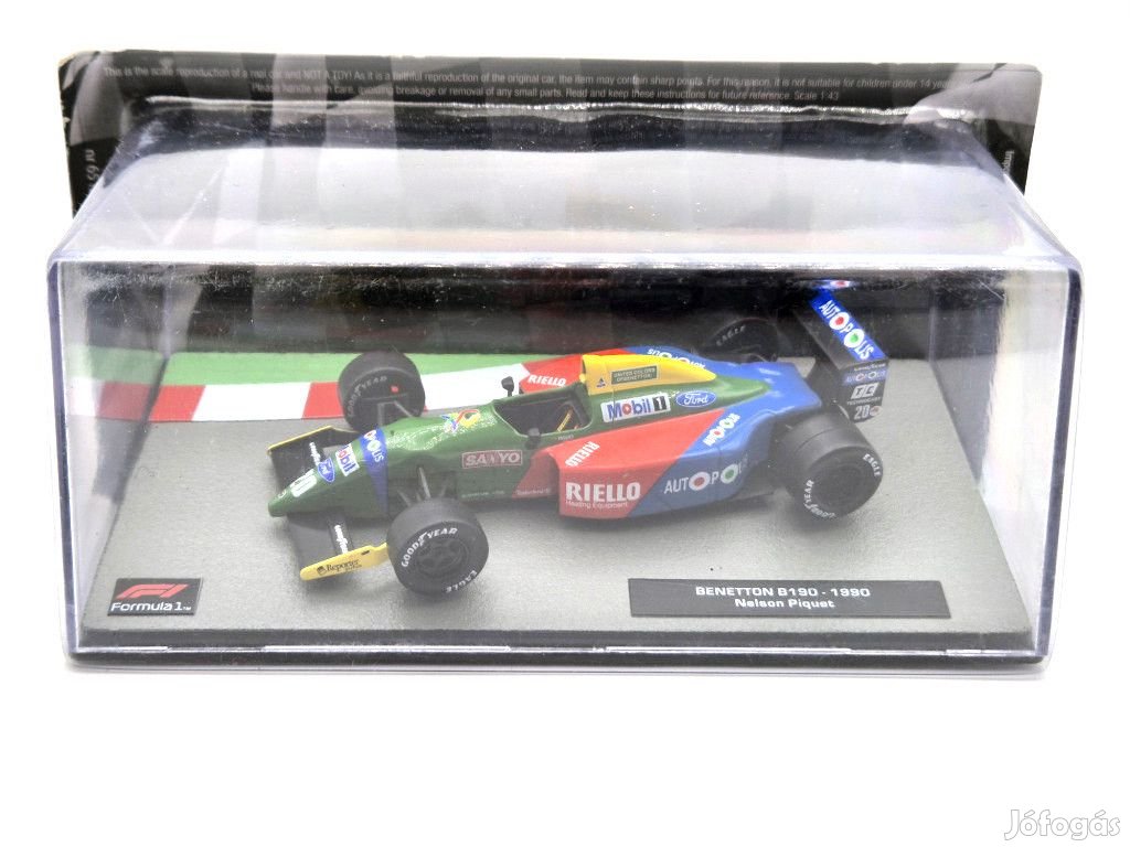 Benetton B190 F1 20 1990 - Nelson Piquet - Altaya - 143