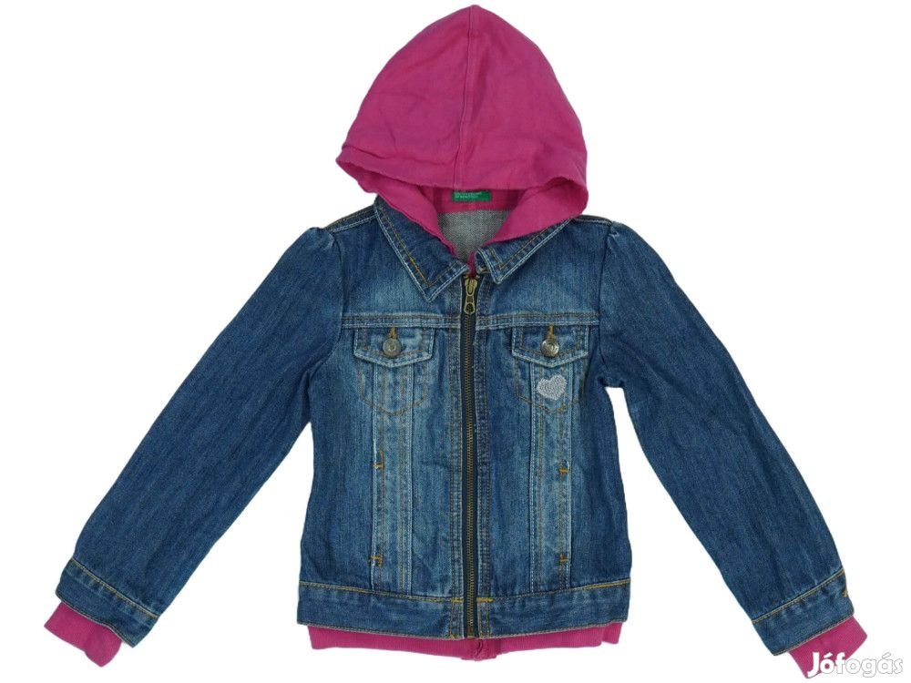 Benetton Használt (használtabb) Lány Farmerdzseki (Méret: 110)