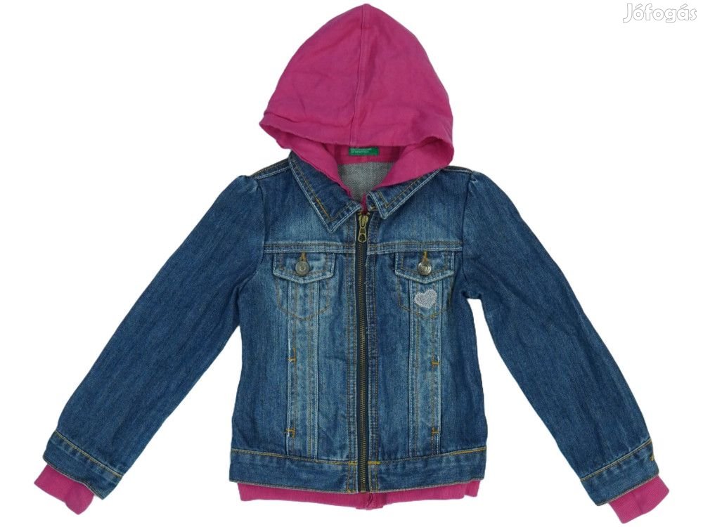 Benetton Használt (használtabb) Lány Farmerdzseki (Méret: 110)