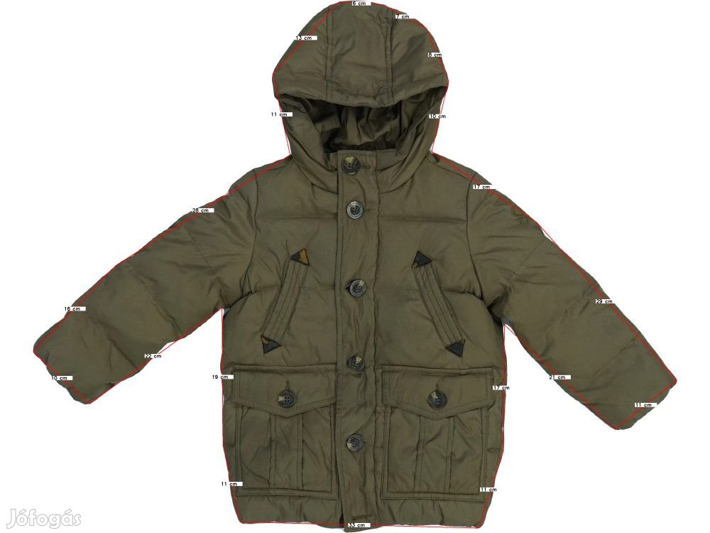 Benetton Használt (újszerű) Fiú Télikabát (Méret: 98)